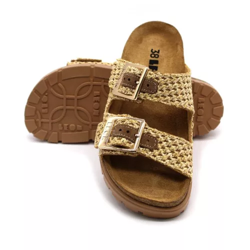 LEON Comfort női bőr papucs 6017