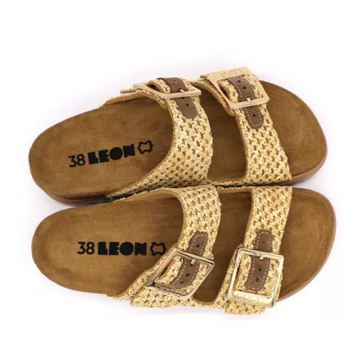 LEON Comfort női bőr papucs 6017