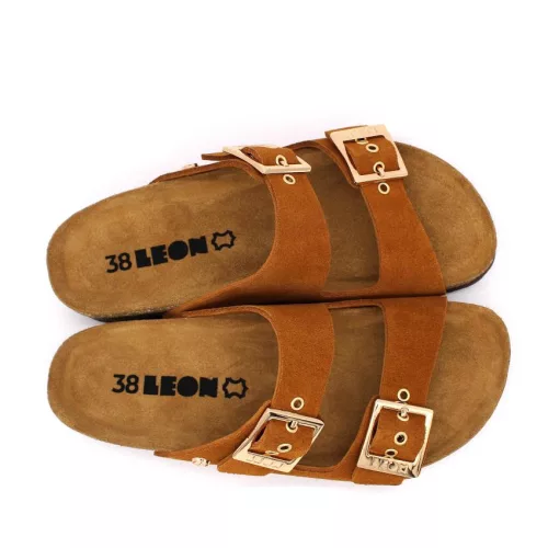 LEON Comfort női bőr papucs 4015