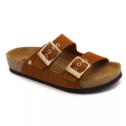 LEON Comfort női bőr papucs 4015