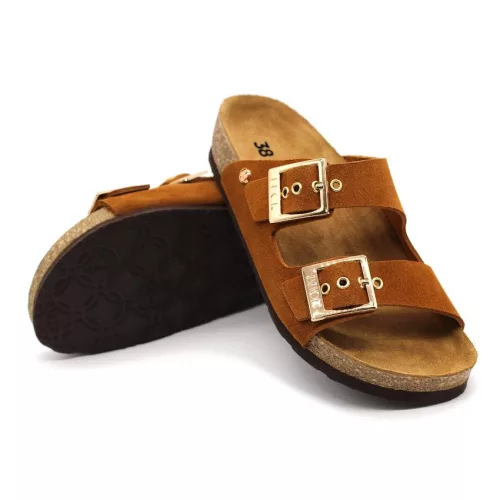 LEON Comfort női bőr papucs 4015