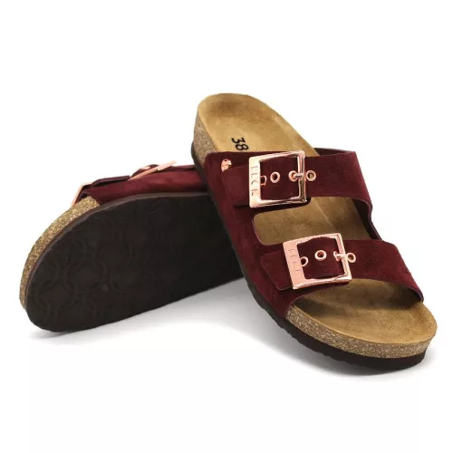LEON Comfort női bőr papucs 4015