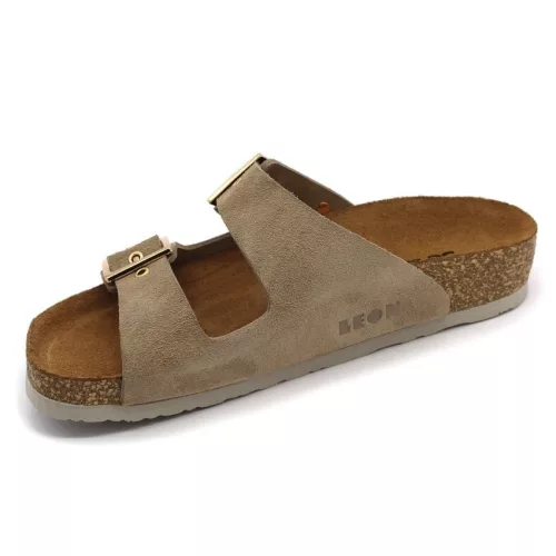 LEON Comfort női bőr papucs 4015
