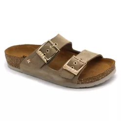 LEON Comfort női bőr papucs 4015