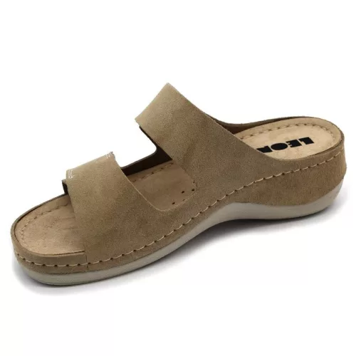 LEON Comfort női bőr papucs 917
