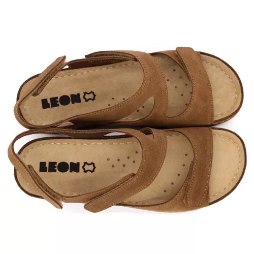 LEON Comfort női bőr szandál 937
