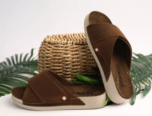 LEON Comfort női bőr papucs 510