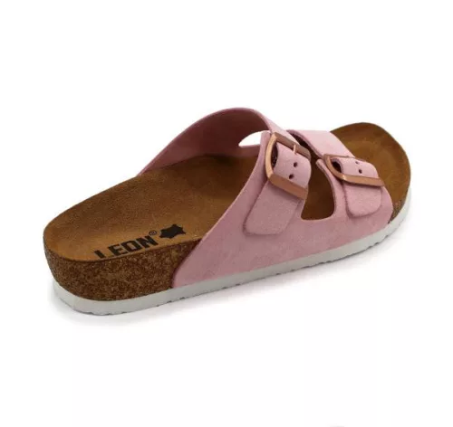 LEON Comfort női bőr papucs 4010