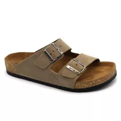 LEON Comfort férfi bőr papucs 4703