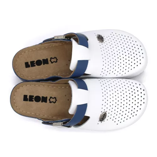 LEON Comfort női bőr klumpa 901