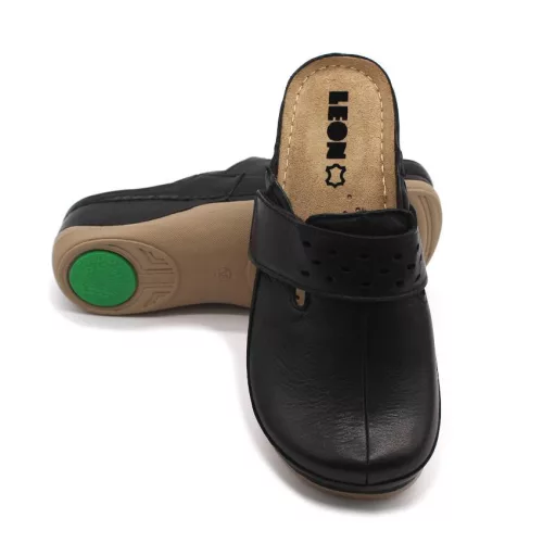 LEON Comfort női bőr klumpa 902