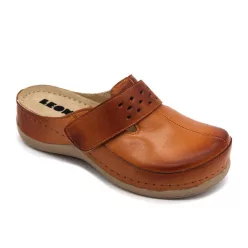 LEON Comfort női bőr klumpa 902