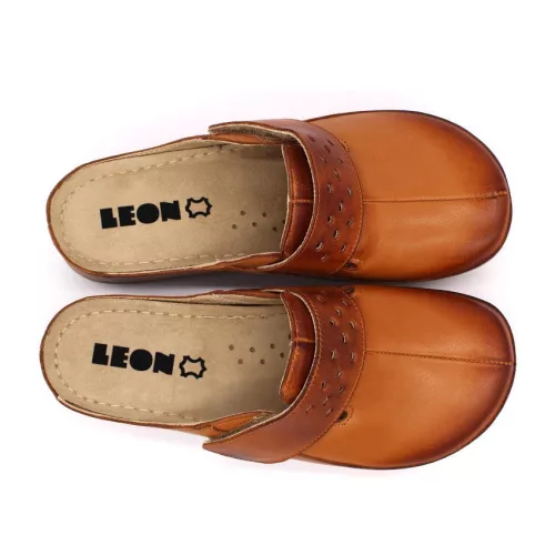 LEON Comfort női bőr klumpa 902