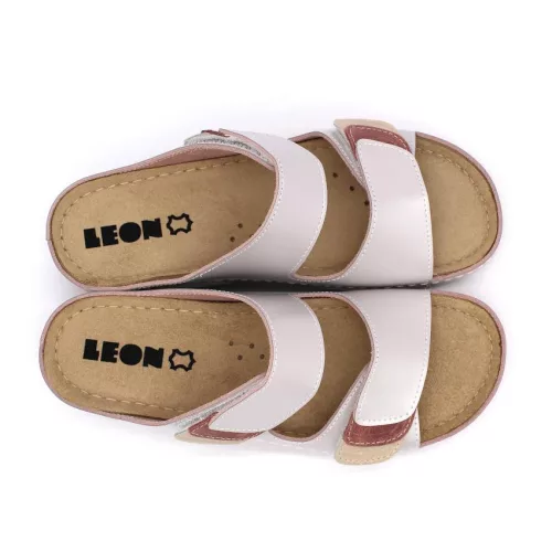 LEON Comfort női bőr papucs 904