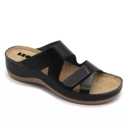 LEON Comfort női bőr papucs 906