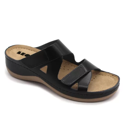LEON Comfort női bőr papucs 906
