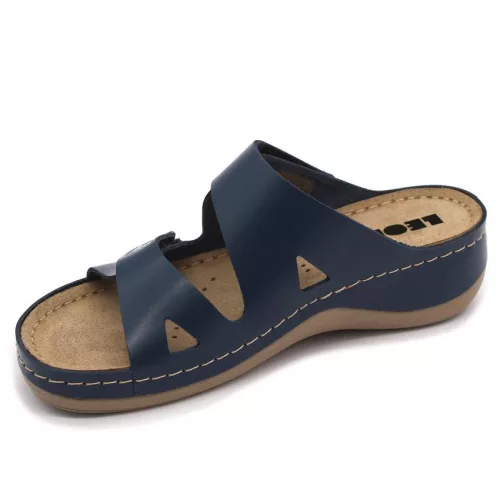 LEON Comfort női bőr papucs 906