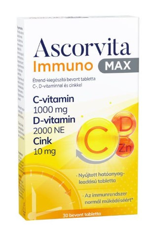 ASCORVITA IMMUNO MAX BEVONT TABLETTA 30X