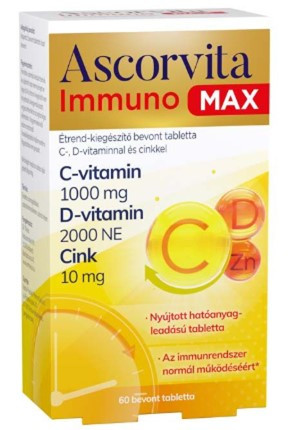 ASCORVITA IMMUNO MAX BEVONT TABLETTA 60X