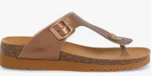 Scholl Boa Vista bronz bioprint női lábujjközi papucs - kényelmi modell 37 - 39