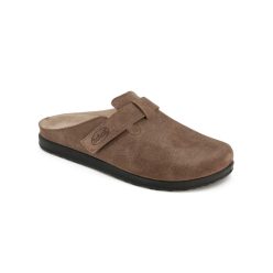   Scholl ELIO STRAP BARNA férfi papucs Memory Cushion talppal 45