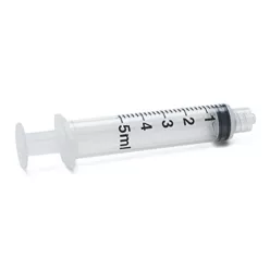 5ML EGYSZER HASZNÁLATOS FECSKENDŐ LUER LOCK VÉGŰ 100X