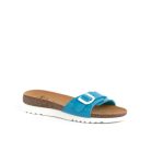 SCHOLL Ginni kék papucs bioprint technológiával 40