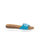 SCHOLL Ginni kék papucs bioprint technológiával 40