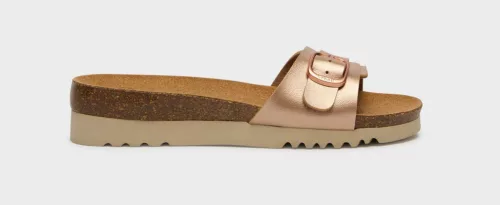 SCHOLL Ginni rózsaszín arany papucs bioprint technológiával 40, 41