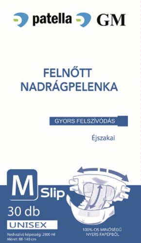 GM FELNŐTT NADRÁGPELENKA M 2800ML (SLIP) éjszakai 30 db