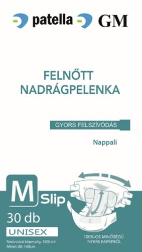 GM FELNŐTT NADRÁGPELENKA M 1800ML (SLIP) nappali 30 db