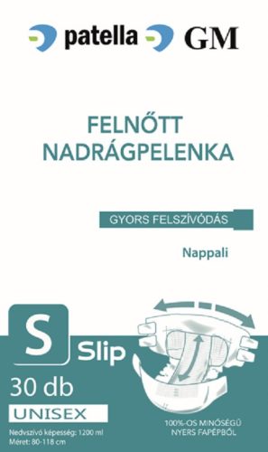 GM FELNŐTT NADRÁGPELENKA S 1200ML (SLIP) nappali 30 db