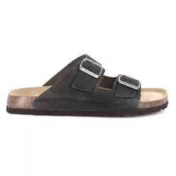 GRÜNLAND BOBO ANTRACIT férfi papucs 2 pántos 41-46