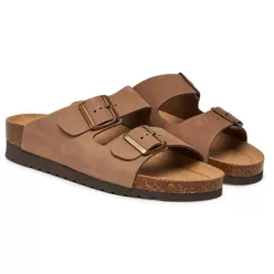 GRÜNLAND HOLA TAUPE 2 csatos női papucs 36-41