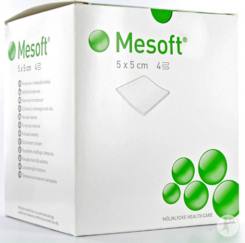 Mesoft steril sebkötöző 5x5cm 150x