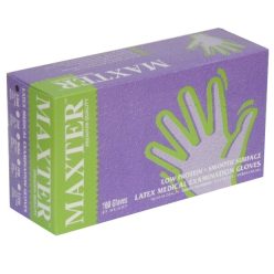  Latex orvosi vizsgálókesztyű MAXTER púdermentes 100 db XS, M, L méretben gumikesztyű
