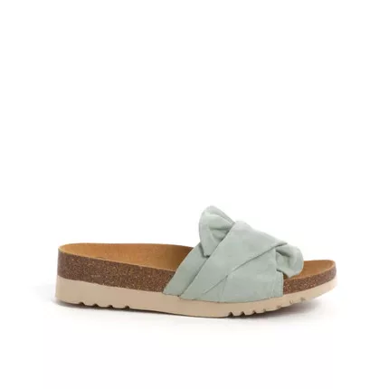 SCHOLL PRINCY ZÖLDESKÉK (menta)  papucs bioprint technológiával 35-39