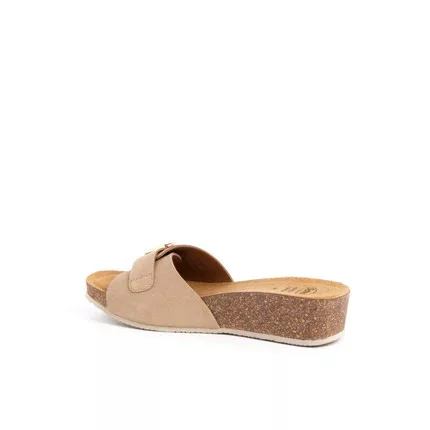 SCHOLL RAPALLO BUCKLE BÉZS  papucs Memory Cushion® technológiával 35-42