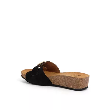 SCHOLL RAPALLO BUCKLE fekete  papucs Memory Cushion® technológiával 35-42