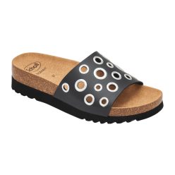 Scholl MAGALUF papucs fekete Bioprint talppal 40