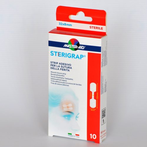 MA STERIGRAP SEBÖSSZEHÚZÓ STERIL RAGTAPASZ SEBTAPASZ 32X8MM  10X