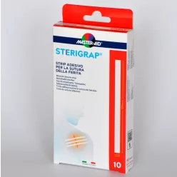   MA STERIGRAP SEBÖSSZEHÚZÓ STERIL RAGTAPASZ SEBTAPASZ 100X6MM 10X