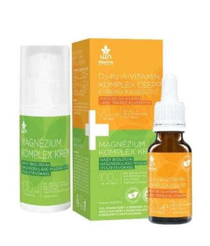WISETREENAT D3 K2 A KOMPLEX CSEPPEK 20ML