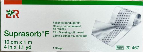 SUPRASORB F filmkötszer tekercs 1m x 10 cm