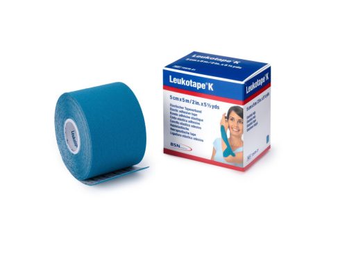 Leukotape K 5 cm x 5 cm kék