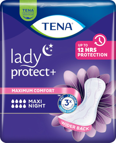 TENA Lady Protect+ Maxi Night 12x