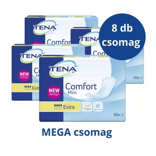 TENA Comfort Mini Extra Inkontinenciabetét MEGA csomag 500 ml (8 csomag, 240x)