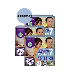 Libero Comfort 7  16-26 kg  114db MEGA (3 csomag)