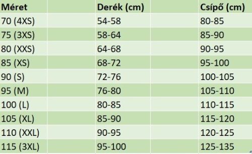 VOE 3004Z kompressziós ruha (rövid, térdig érő)