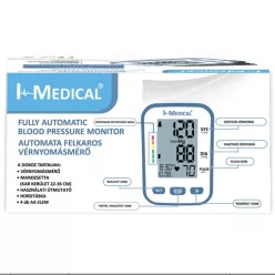   Vérnyomásmérő I-Medical automata felkaros (3 db-os mennyiségi kedvezménnyel!) EP kártyára adható